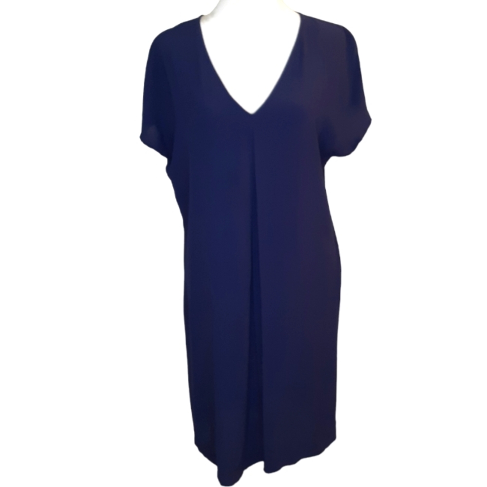 Madewell Navy Blue Viscose Size M Dress